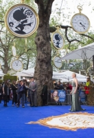LONDON UK : Mia Wasikowska, the star  of Disney's 