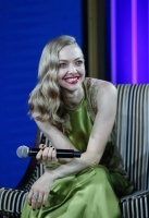 Amanda Seyfried attends the promotional event for Shiseido's Cle de Peau Beaute on June 16, 2016 in Shanghai, China.