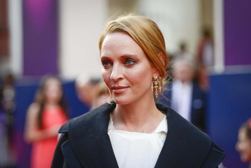 Uma Thurman arrives at the Char...