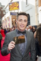 Colton Haynes arrives at the Charlie and The Chocolate Factory Opening night, at the Theatre Royal, Drury Lane - London