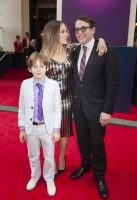 Sarah Jessica Parker and Mathew Broderick and son arrive at the Charlie and The Chocolate Factory Opening night, at the Theatre Royal, Drury Lane - London