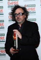 Tim Burton with the Empire Legend Award during the 2012 Jameson Empire Awards 