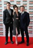  Will Poulter, Charlotte Spencer and Dexter Fletcher attend the 2012 Jameson Empire Awards 