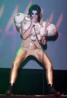Peaches performs during the Sundance London Film And Music Festival 2013 at Indigo2 at O2 Arena on April 26, 2013 in London, England.