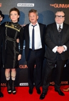 Mark Rylance, Jasmine Trianca, Sean Penn, Ray Winstone and Idris Elba attends 'The Gunman' World Premiere at The BFI South Bank, London on 16th February 2015