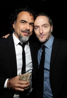 Exclusive - Director/Writer/Producer Alejandro Gonzalez Inarritu and Cinematographer Emmanuel Lubezki seen at Twentieth Century Fox World Premiere of 'The Revenant' After-Party at TCL Chinese Theatre on Wednesday, Dec. 16, 2015, in Hollywood, CA. (Photo by Eric Charbonneau/Invision for Twentieth Century Fox/AP Images)