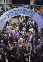 The European premiere of Disney's âTomorrowland: A World Beyondâ in Leicester Square on May 17, 2015 in London, UK