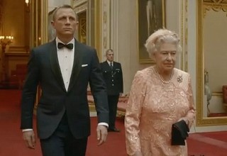 james bond and the queen - Copy