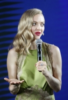 Amanda Seyfried attends the promotional event for Shiseido's Cle de Peau Beaute on June 16, 2016 in Shanghai, China.