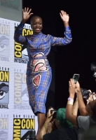 from Marvel StudiosÂ ÂXXfilmtitleXX' at the San Diego Comic-Con International 2017 Marvel Studios Panel in Hall H on July 22, 2017 in San Diego, California.