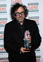 Tim Burton with the Empire Legend Award during the 2012 Jameson Empire Awards 