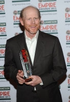 Ron Howard with the Empire Inspiration Award during the 2012 Jameson Empire Awards