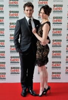 Sam Claflin and Laura Haddock attend the 2012 Jameson Empire Awards 