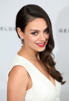<<Actress and Gemfields brand ambassador, Mila Kunis, attends a photocall for the launch of Gemfields Mozambican rubies in London>> at Corinthia Hotel London on June 23, 2015 in London, England.