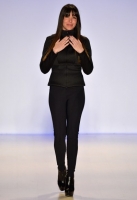 A model walks the runway at the Meskita fashion show during Mercedes-Benz Fashion Week Fall 2014 at The Salon at Lincoln Center on February 9, 2014 in New York City.