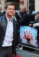 attends the World Premiere of Paramount Pictures "Plastic" at the Odeon West End, Leicester Square on April 29, 2014 in London, England.