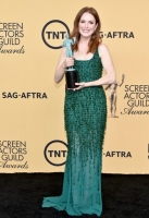 poses in the press room at TNT's 21st Annual Screen Actors Guild Awards at The Shrine Auditorium on January 25, 2015 in Los Angeles, California. 25184_018