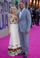 Will Smith and Margot Robbie attend the European Premiere of 'Suicide Squad' at London's Leicester Square. 3 August 2016