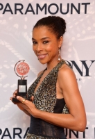 poses in the Paramount Hotel Winners' Room at the 68th Annual Tony Awards on June 8, 2014 in New York City.